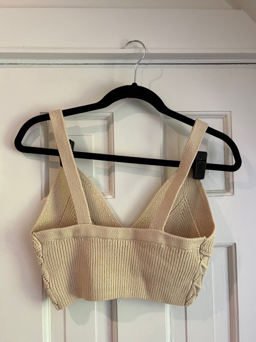 Free People Soft Cream Knit Bralette - Picture 3 of 5